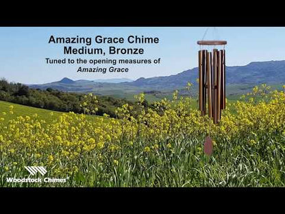Amazing Grace® Chime - Medium, Bronze - by Woodstock Chimes