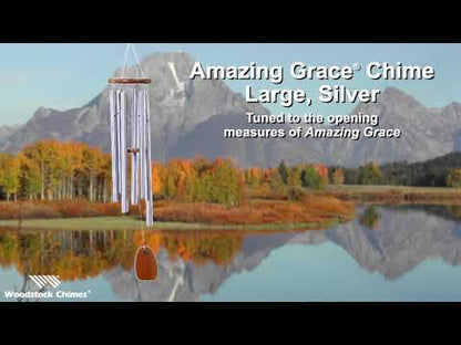 Amazing Grace® Chime - Large, Silver - by Woodstock Chimes