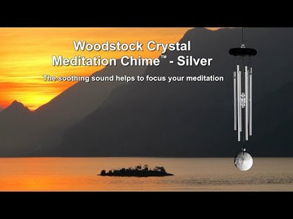 Crystal Meditation Chime - Silver - by Woodstock Chimes