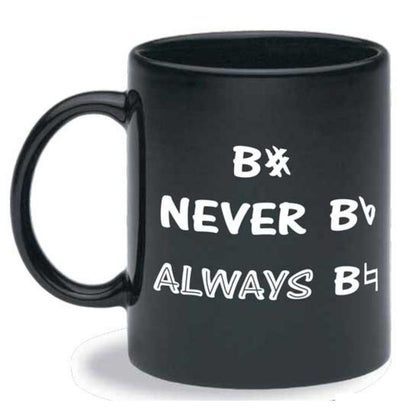 Mug, B-Sharp, Never B-Flat