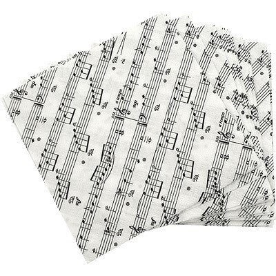 Napkins, Sheet Music - Beverage