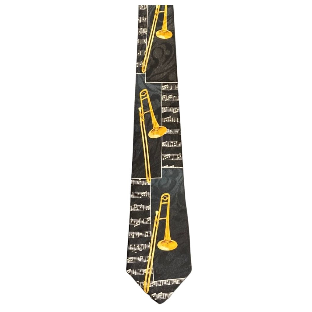 Neck Tie, Trombones - Black