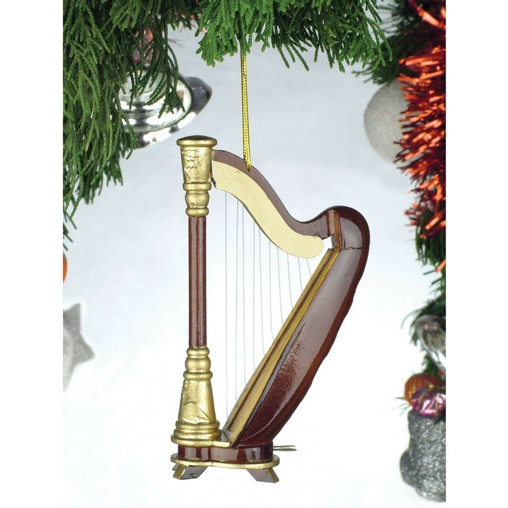 Harp Christmas Ornament