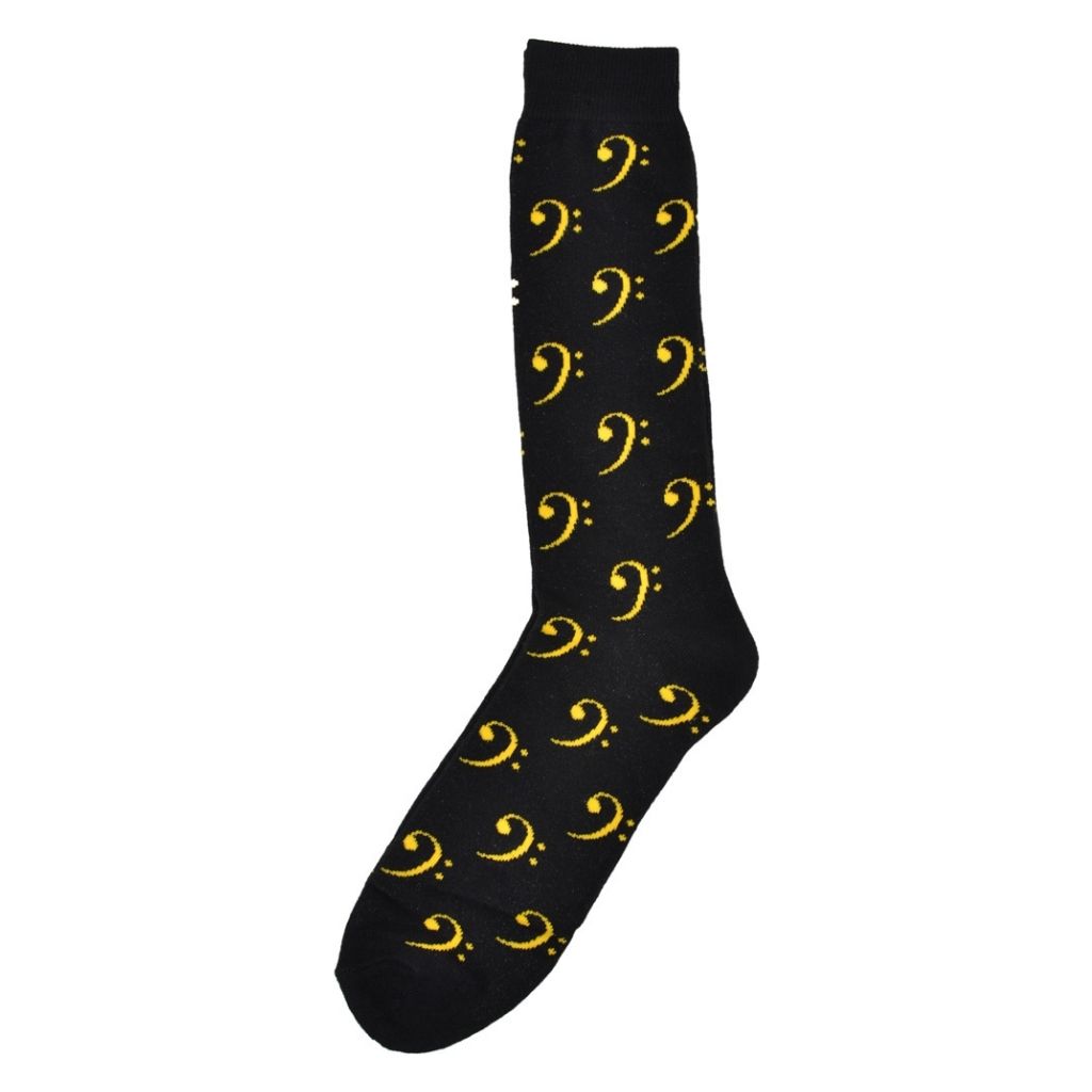 Men's Socks, Bass Clefs