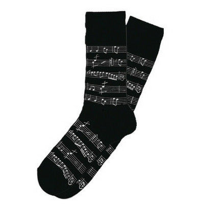 Men's Socks, Black Sheet Music