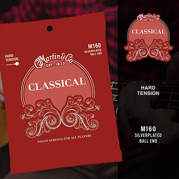 Guitar Strings, Classical, Martin - Ball-end