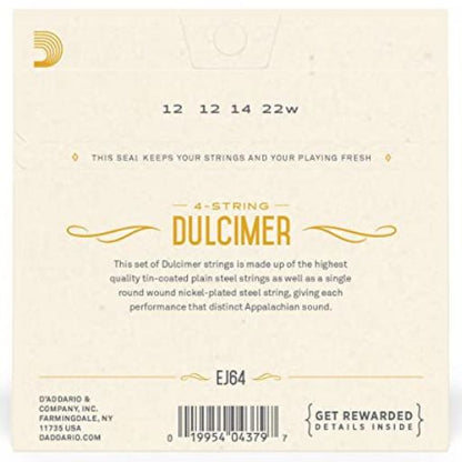 Mountain Dulcimer Strings, D'Addario EJ64