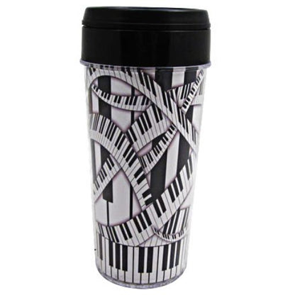 Travel Tumbler, Piano Keyboards