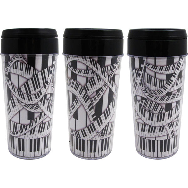 Travel Tumbler, Piano Keyboards