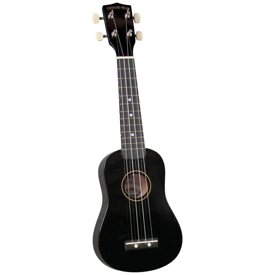 Diamond Head DU-100 Soprano Ukulele, Black