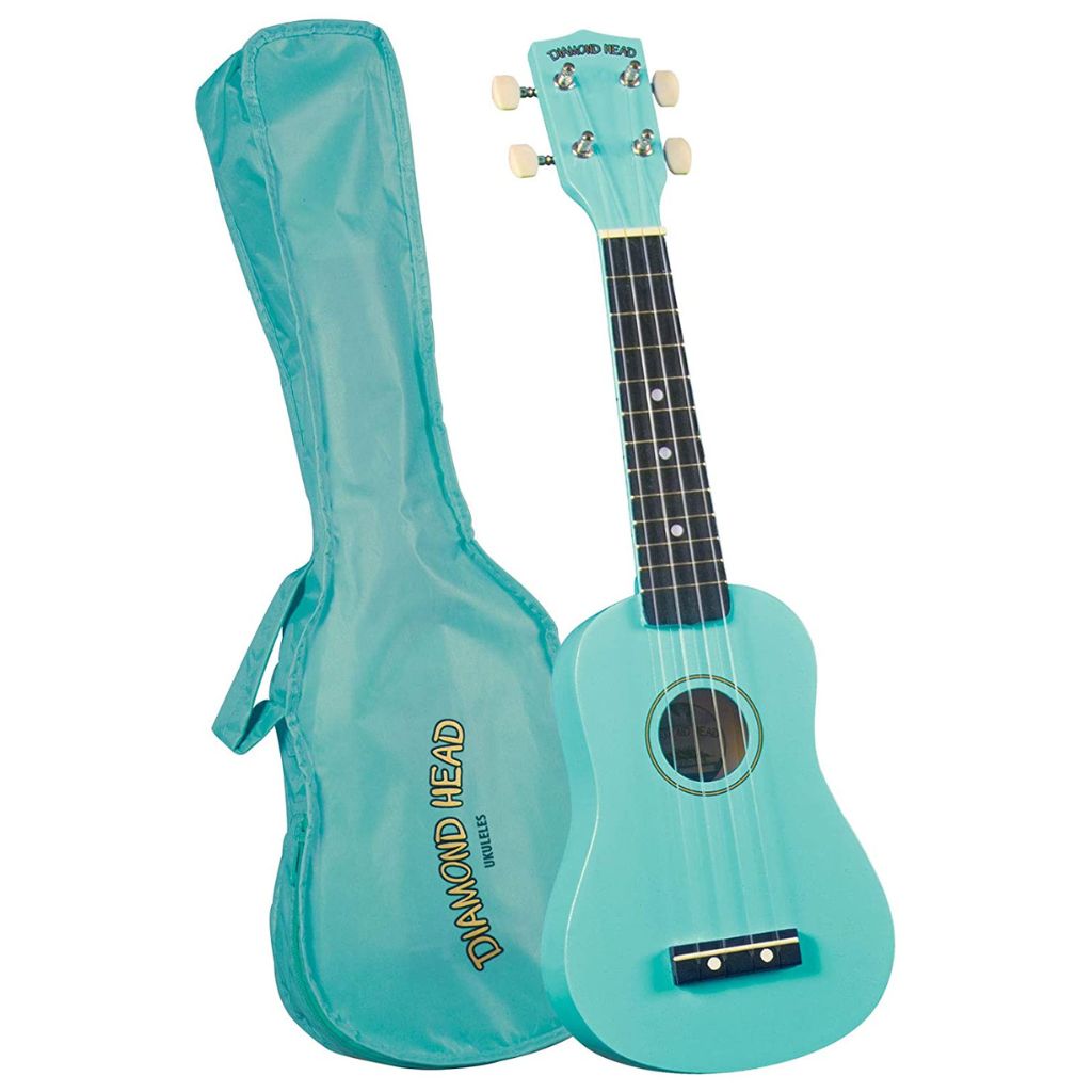 Diamond Head DU-116 Soprano Ukulele, Turquoise