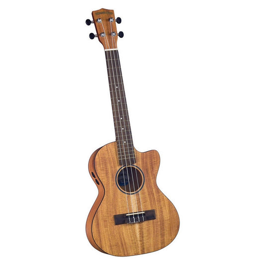 Diamond Head DU-350TCE Flamed Acacia Electric/Acoustic Cutaway Tenor Ukulele