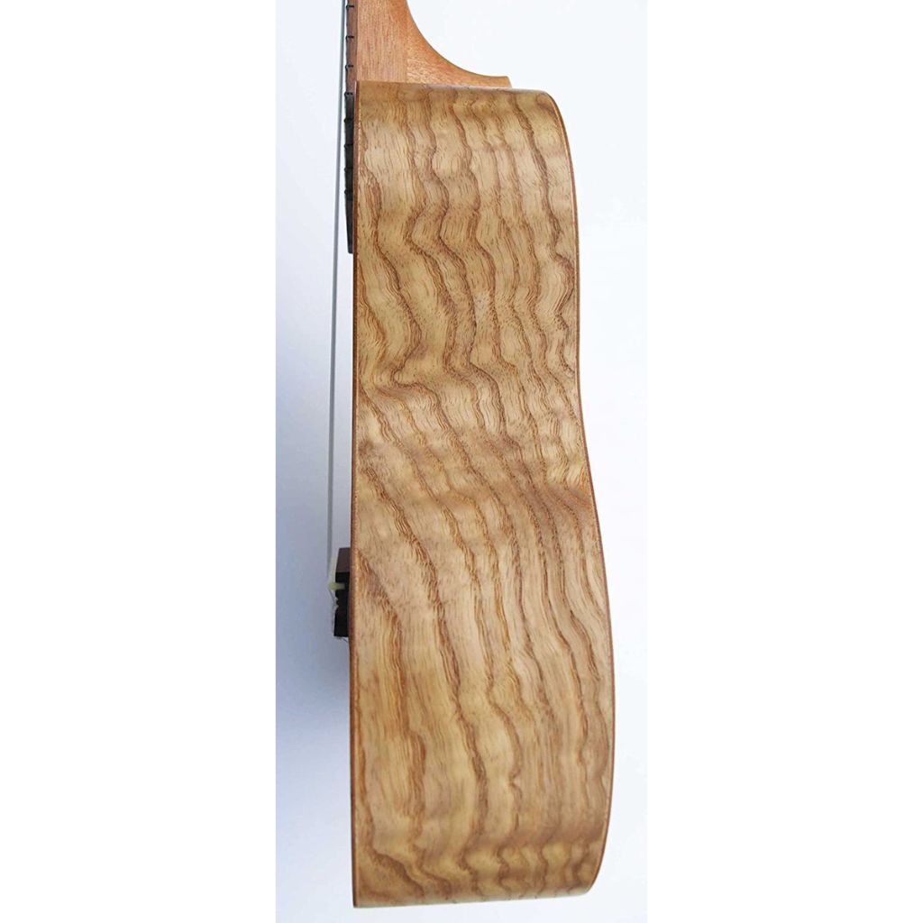 Eddy Finn EF-ASH-N Concert Ukulele, Quilted Ash