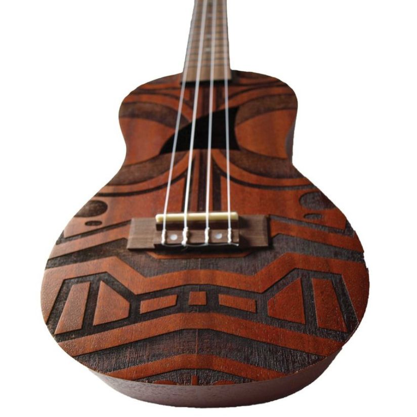 Eddy Finn EF-1TK Concert Ukulele, Tiki