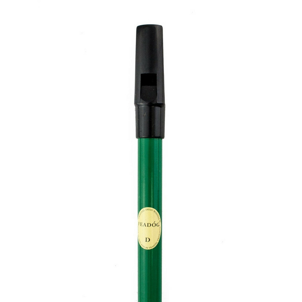 Feadóg Irish Tin Whistle, Key of D - Green