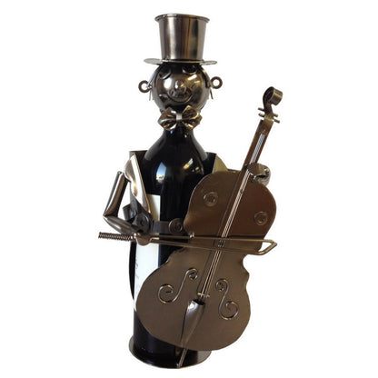 Wine Bottle Holder, Cello / Bass Player