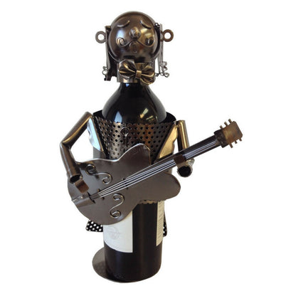 Wine Bottle Holder, Guitar Player