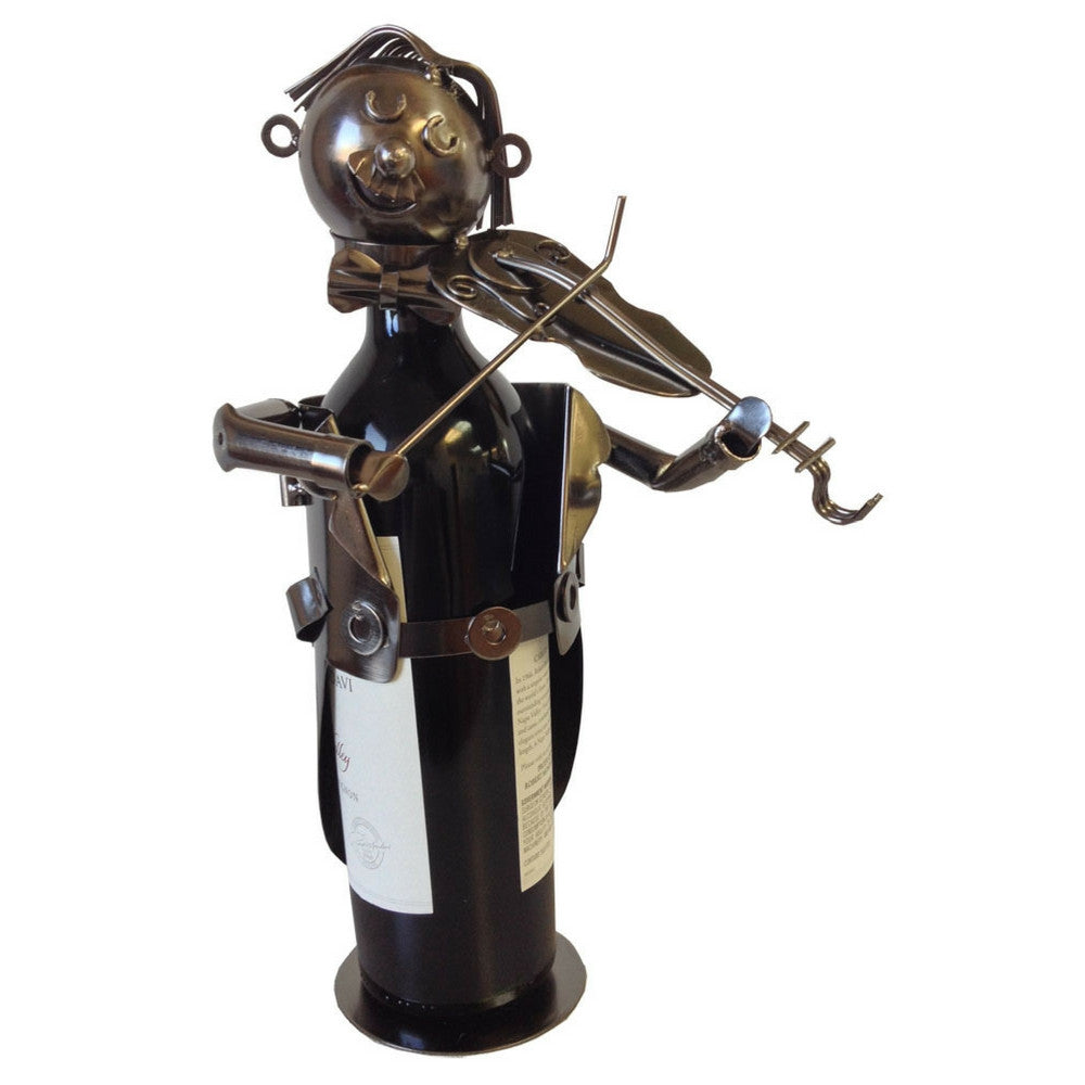 Wine Bottle Holder, Violin Player